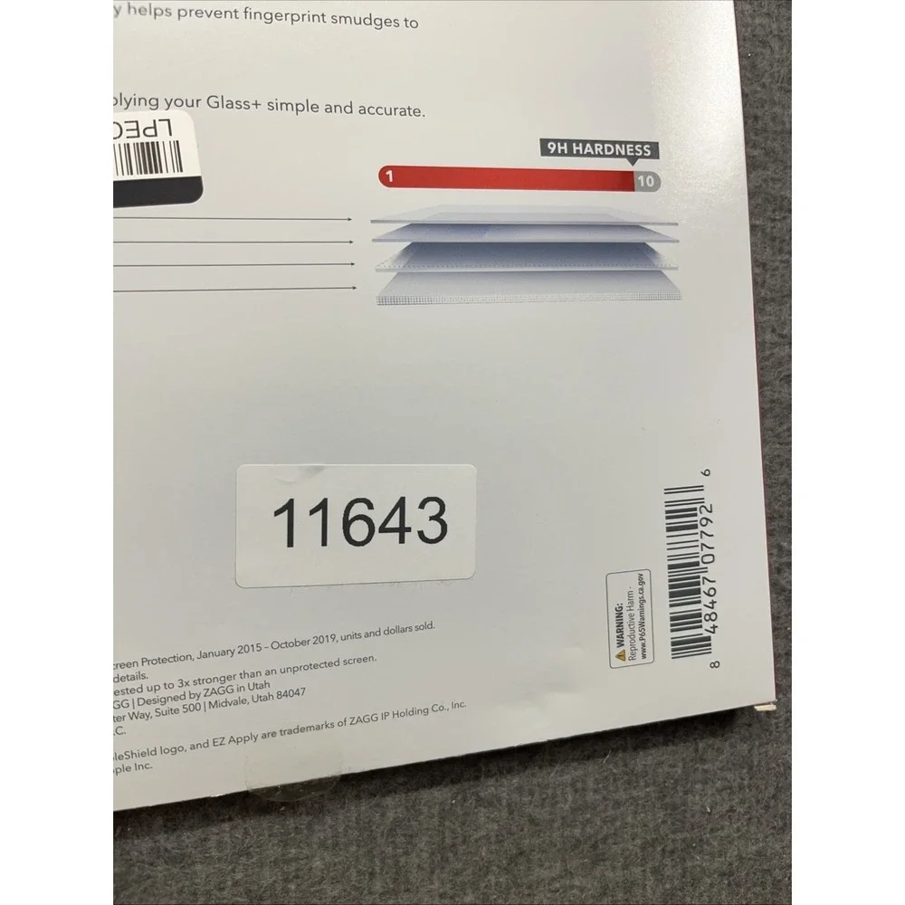 Zagg Invisible Shield Glass + Shield for iPad Pro 11